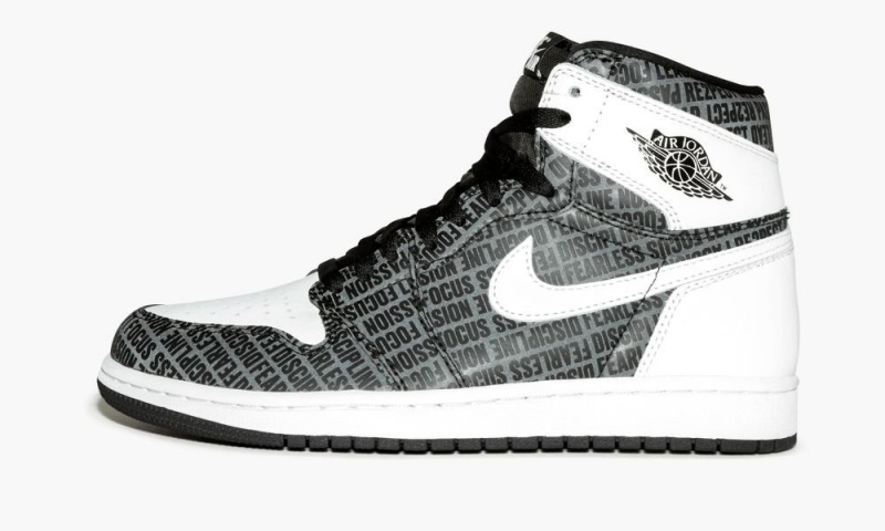 Nike Air Jordan 1 Retro High OG 'RE2PECT' Schoenen Heren Zwart Wit Nederland | 941037-LKO