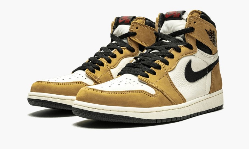 Nike Air Jordan 1 Retro High OG 'Rookie of the Year' Schoenen Heren Bruin Zwart Goud Nederland | 354872-TJC
