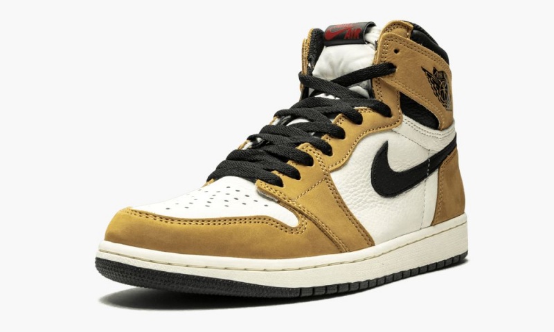 Nike Air Jordan 1 Retro High OG 'Rookie of the Year' Schoenen Heren Bruin Zwart Goud Nederland | 354872-TJC