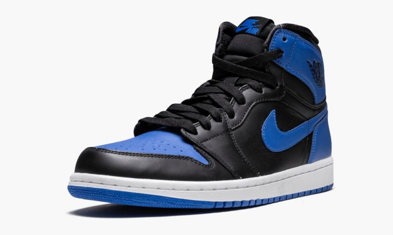 Nike Air Jordan 1 Retro High OG 'Royal' Schoenen Heren Zwart Koningsblauw Nederland | 802165-NBP
