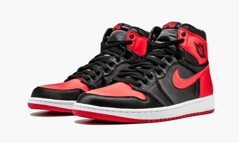 Nike Air Jordan 1 Retro High OG SE 'Satin' Schoenen Heren Zwart Rood Wit Nederland | 250473-SKA