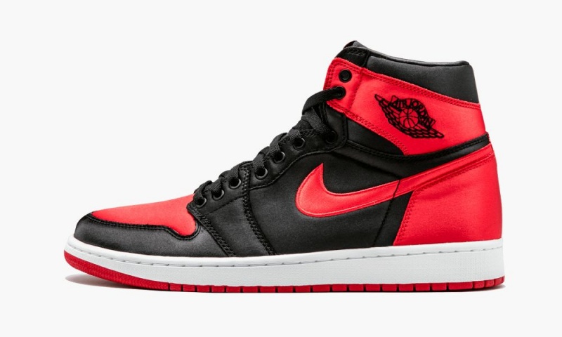 Nike Air Jordan 1 Retro High OG SE \'Satin\' Schoenen Heren Zwart Rood Wit Nederland | 250473-SKA