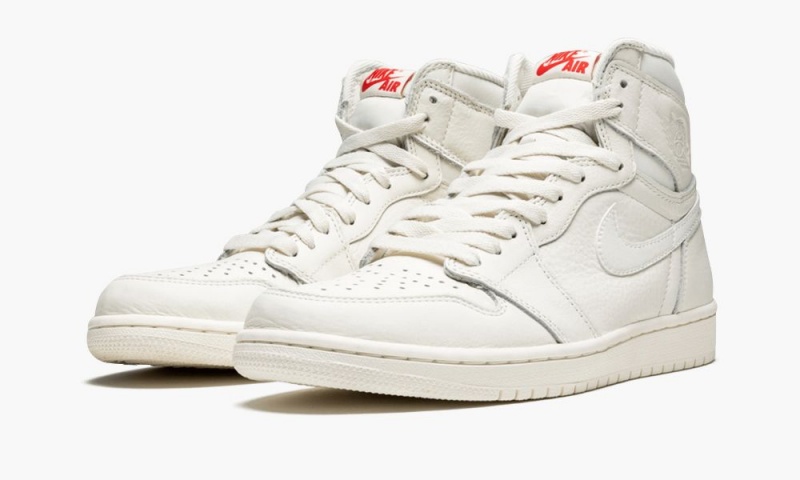 Nike Air Jordan 1 Retro High OG 'Sail' Schoenen Heren Rood Wit Nederland | 186902-DSG
