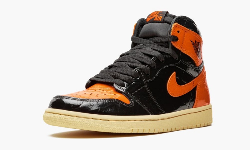 Nike Air Jordan 1 Retro High OG 'Shattered Backboard 3.0' Schoenen Heren Zwart Lichtgeel Nederland | 415302-HFN