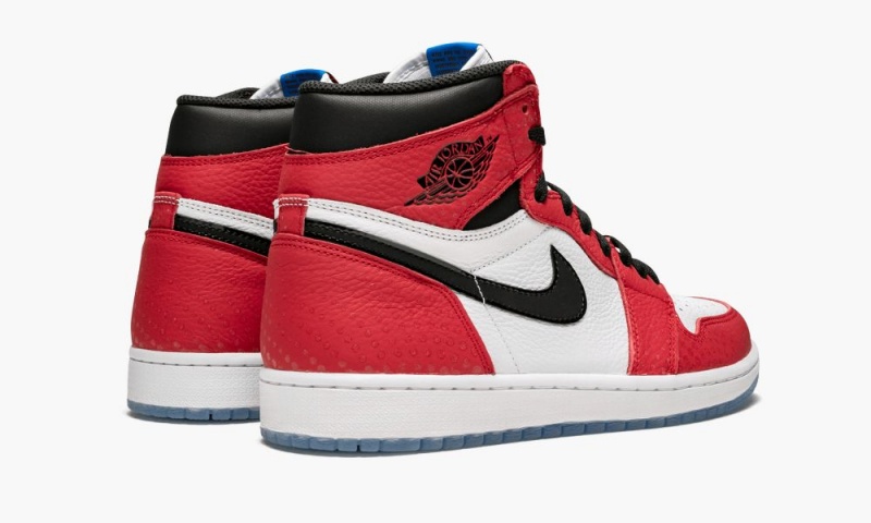 Nike Air Jordan 1 Retro High OG 'Spider-Man: Origin Story' Schoenen Heren Rood Zwart Wit Blauw Nederland | 629103-BVU