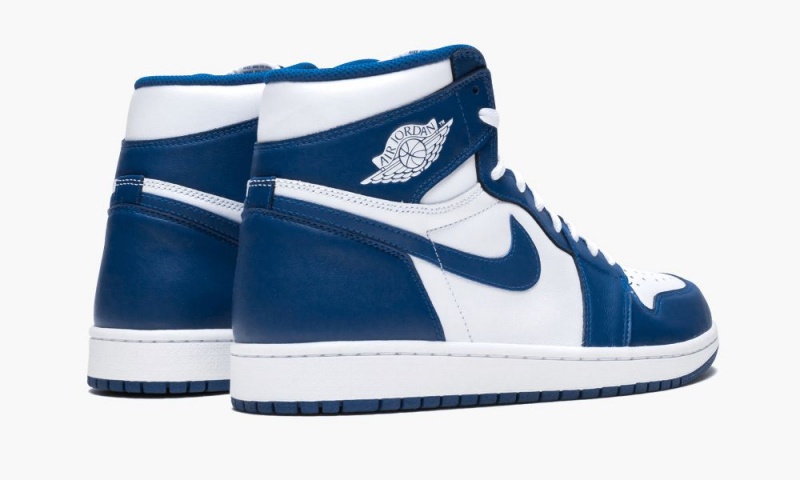 Nike Air Jordan 1 Retro High OG 'Storm Blue' Schoenen Heren Wit Blauw Nederland | 584621-NPL