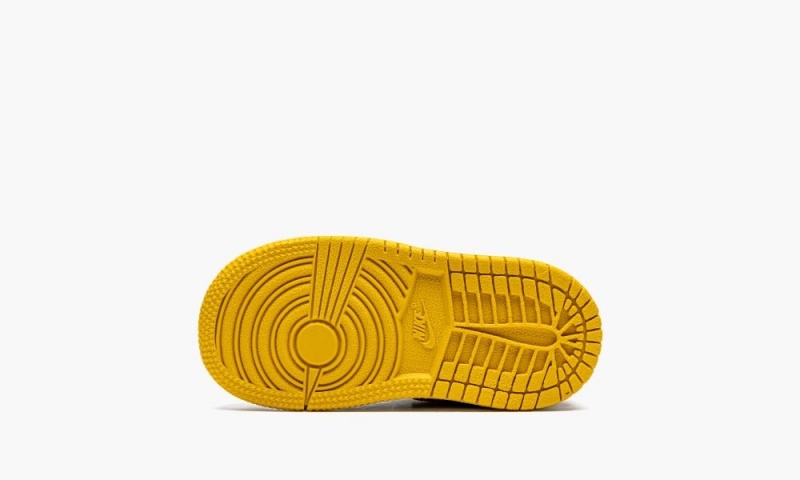 Nike Air Jordan 1 Retro High OG TD 'Pollen' Schoenen Kinderen Zwart Wit Geel Nederland | 329465-NCD