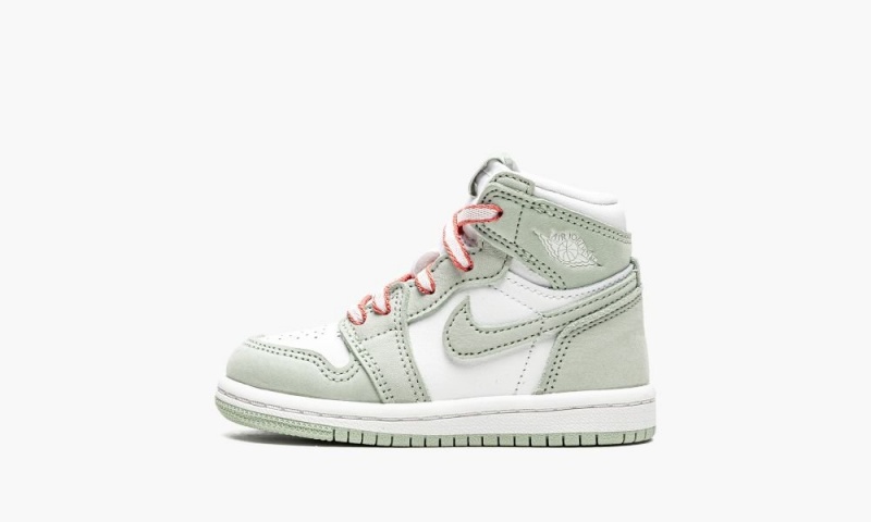 Nike Air Jordan 1 Retro High OG TD \'Seafoam\' Schoenen Kinderen Roze Groen Wit Nederland | 639715-LQX