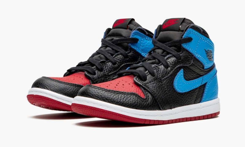 Nike Air Jordan 1 Retro High OG TD 'UNC to Chicago' Schoenen Kinderen Zwart Blauw Nederland | 568027-PEU