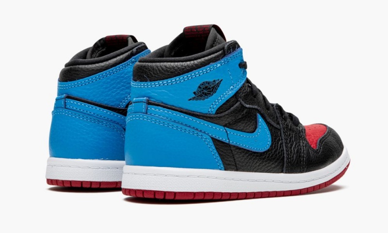 Nike Air Jordan 1 Retro High OG TD 'UNC to Chicago' Schoenen Kinderen Zwart Blauw Nederland | 568027-PEU