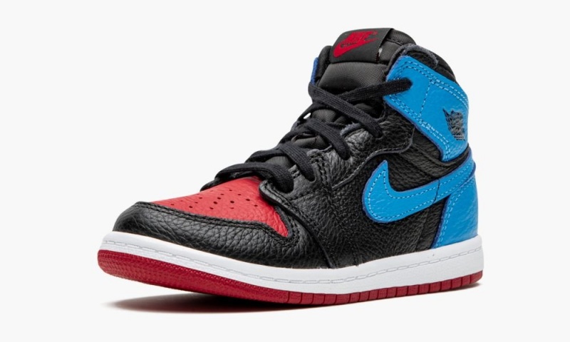 Nike Air Jordan 1 Retro High OG TD 'UNC to Chicago' Schoenen Kinderen Zwart Blauw Nederland | 568027-PEU