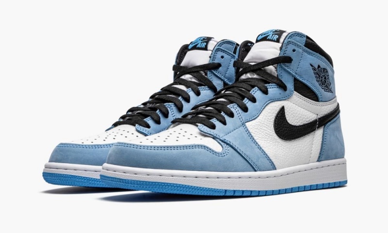 Nike Air Jordan 1 Retro High OG 'University Blue' Schoenen Heren Wit Blauw Zwart Nederland | 658029-XBA