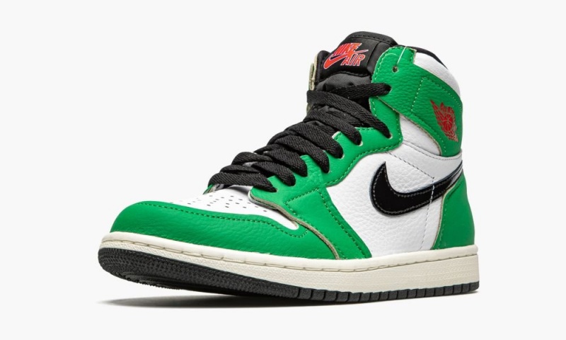 Nike Air Jordan 1 Retro High OG WMN 'Lucky Green' Schoenen Dames Groen Wit Zwart Nederland | 017964-IUM