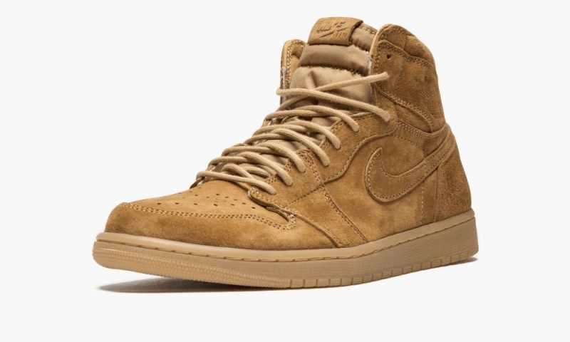 Nike Air Jordan 1 Retro High OG 'Wheat' Schoenen Heren Goud Nederland | 862053-QLN