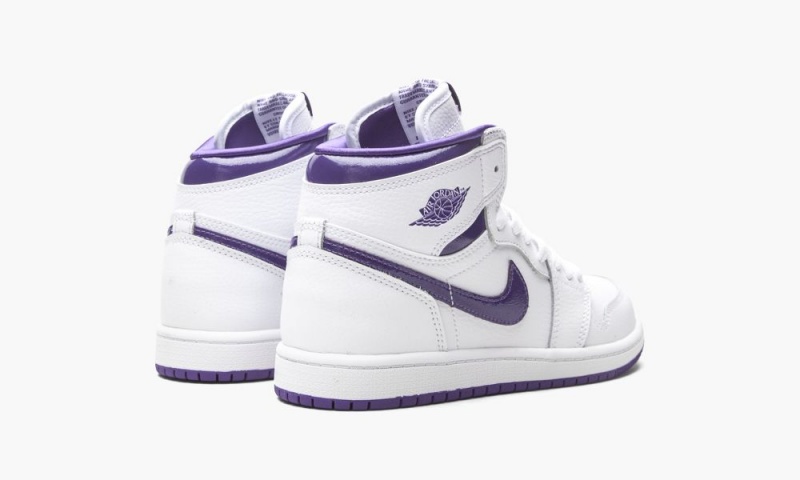 Nike Air Jordan 1 Retro High PS 'Court Purple' Schoenen Kinderen Wit Paars Nederland | 506271-LXI