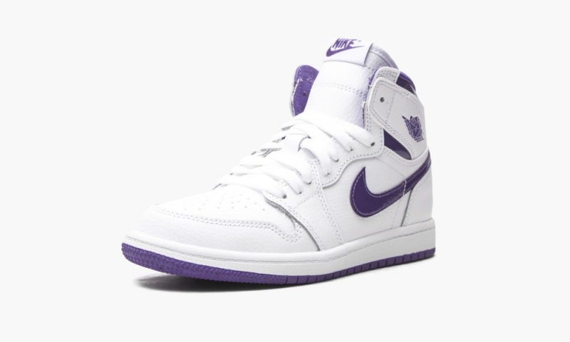 Nike Air Jordan 1 Retro High PS 'Court Purple' Schoenen Kinderen Wit Paars Nederland | 506271-LXI