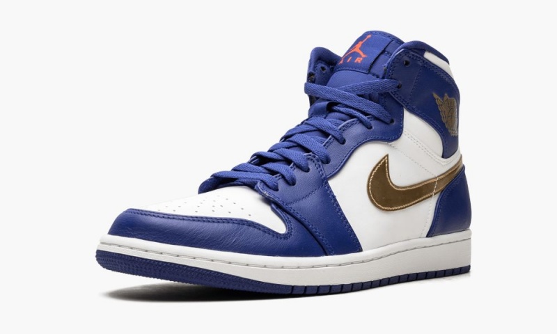 Nike Air Jordan 1 Retro High Schoenen Heren Wit Blauw Nederland | 384072-DPO