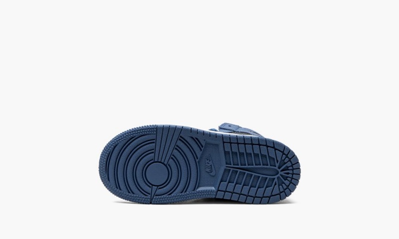 Nike Air Jordan 1 Retro High TD 'Dark Marina Blue' Schoenen Kinderen Donkerblauw Zwart Wit Nederland | 408291-KUV