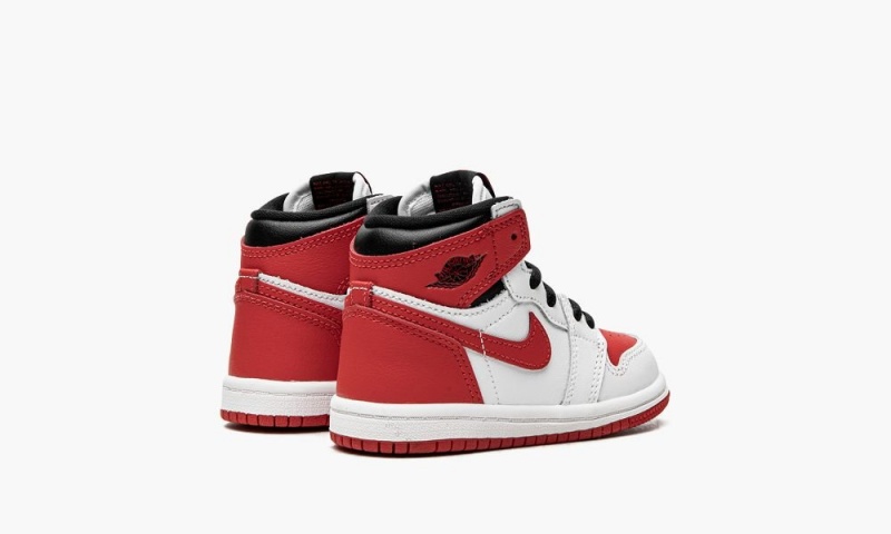 Nike Air Jordan 1 Retro High TD 'Heritage' Schoenen Kinderen Wit Rood Zwart Nederland | 209138-GNL