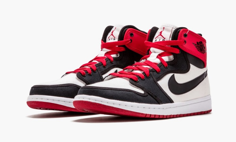 Nike Air Jordan 1 Retro KO HI 'AJKO' Schoenen Heren Wit Zwart Rood Nederland | 683921-BSX