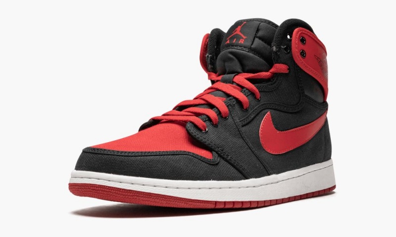 Nike Air Jordan 1 Retro KO HI Schoenen Heren Zwart Rood Wit Nederland | 169483-TPI