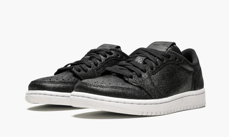 Nike Air Jordan 1 Retro Low NS 'Black White' Schoenen Dames Zwart Metal Goud Wit Nederland | 035624-DAO