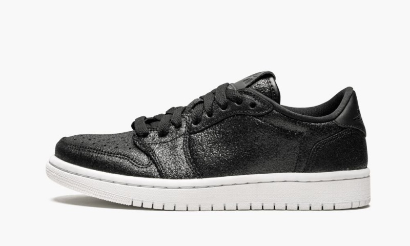 Nike Air Jordan 1 Retro Low NS \'Black White\' Schoenen Dames Zwart Metal Goud Wit Nederland | 035624-DAO