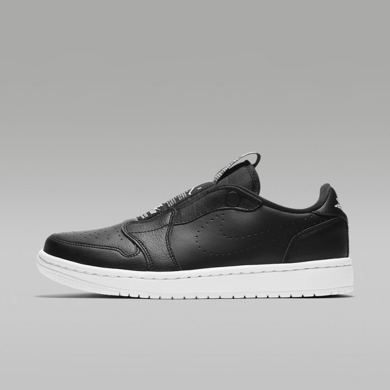 Nike Air Jordan 1 Retro Low Slip Schoenen Dames Zwart Nederland | 492867-CMV