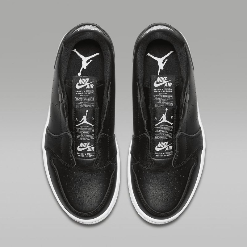 Nike Air Jordan 1 Retro Low Slip Schoenen Dames Zwart Nederland | 492867-CMV