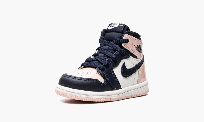 Nike Air Jordan 1 Retro OG TD 'Bubble Gum' Schoenen Kinderen Wit Zwart Roze Nederland | 173804-QFS