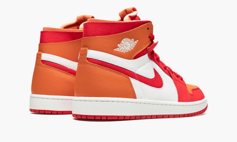 Nike Air Jordan 1 ZOOM CMFT 'Red Hot Curry' Schoenen Dames Rood Diepgeel Nederland | 502436-IMD