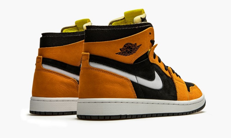 Nike Air Jordan 1 Zoom Air CMFT 'Black / Monarch' Schoenen Heren Zwart Wit Oranje Nederland | 207639-SFR