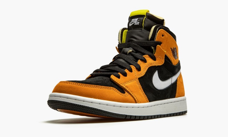 Nike Air Jordan 1 Zoom Air CMFT 'Black / Monarch' Schoenen Heren Zwart Wit Oranje Nederland | 207639-SFR