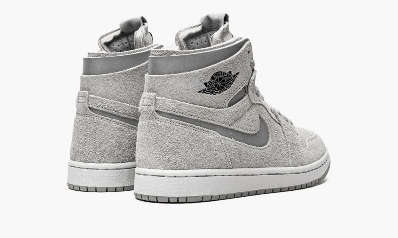 Nike Air Jordan 1 Zoom Air CMFT 'Grey Fog' Schoenen Dames Grijs Zwart Nederland | 015846-TYN