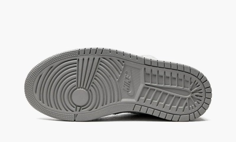 Nike Air Jordan 1 Zoom Air CMFT 'Grey Fog' Schoenen Dames Grijs Zwart Nederland | 015846-TYN