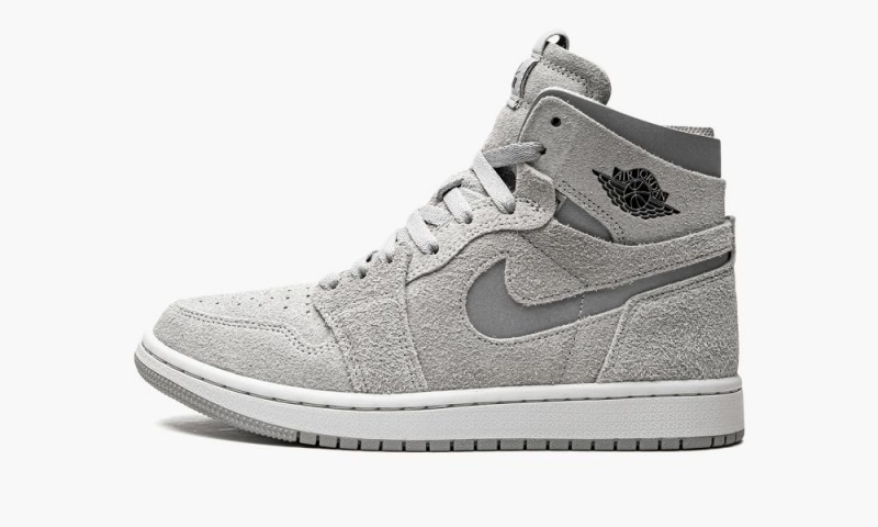 Nike Air Jordan 1 Zoom Air CMFT \'Grey Fog\' Schoenen Dames Grijs Zwart Nederland | 015846-TYN