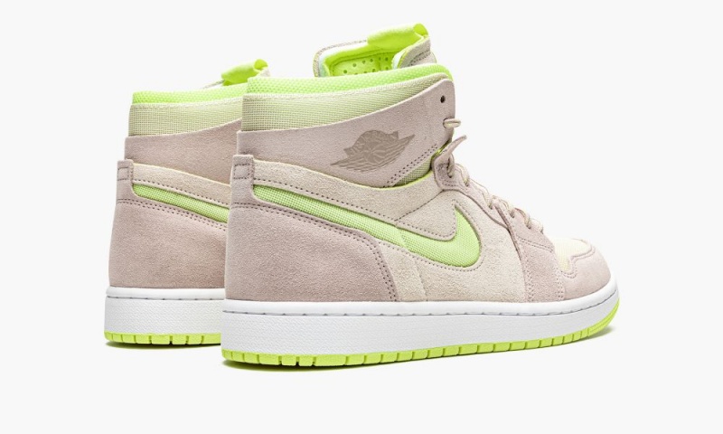 Nike Air Jordan 1 Zoom Air CMFT 'Lemon Twist' Schoenen Dames Wit Khaki Nederland | 852347-HCT