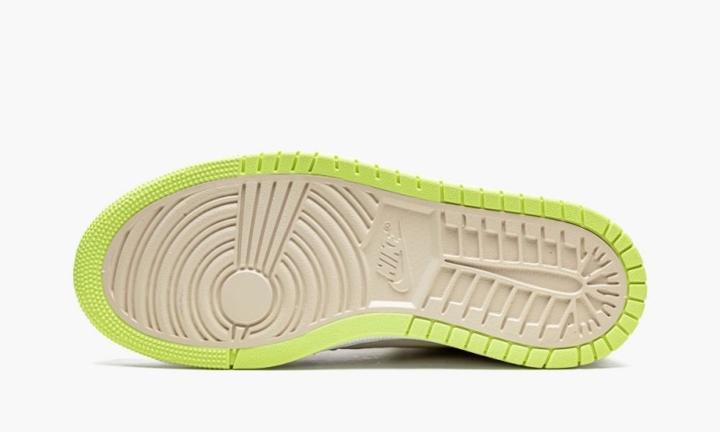 Nike Air Jordan 1 Zoom Air CMFT 'Lemon Twist' Schoenen Dames Wit Khaki Nederland | 852347-HCT