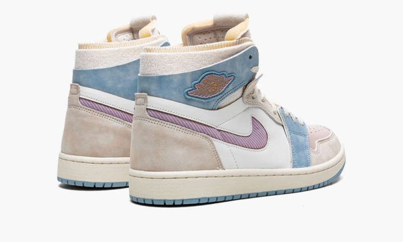 Nike Air Jordan 1 Zoom Air Cmft 'Pink Oxford' Schoenen Dames Roze Paars Nederland | 684509-OXQ