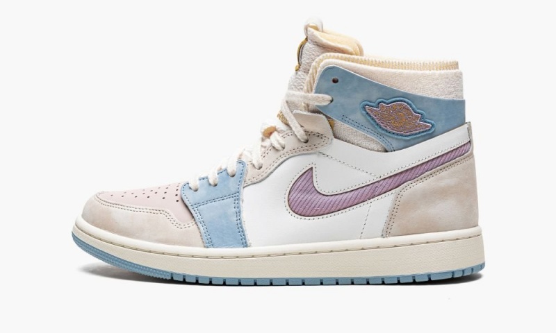 Nike Air Jordan 1 Zoom Air Cmft \'Pink Oxford\' Schoenen Dames Roze Paars Nederland | 684509-OXQ