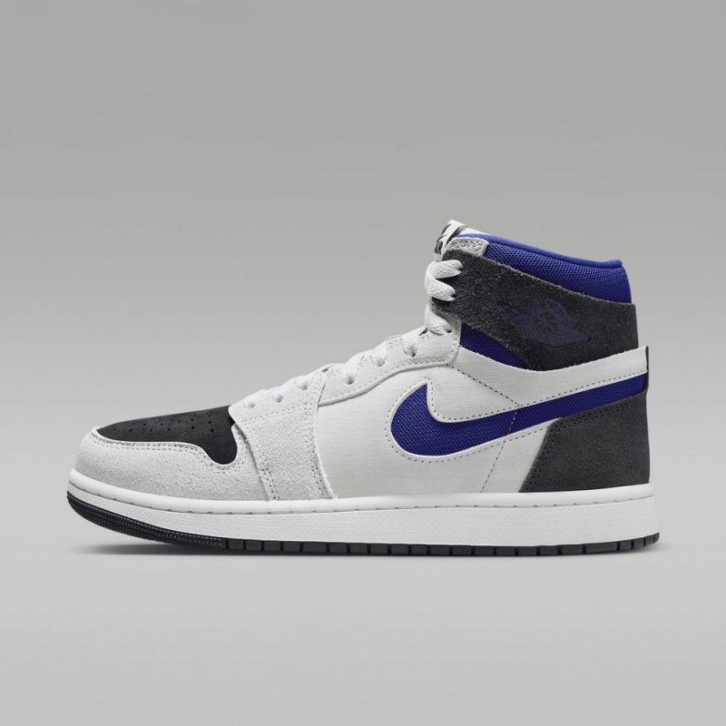 Nike Air Jordan 1 Zoom CMFT 2 Schoenen Dames Grijs Wit Nederland | 394568-GLJ