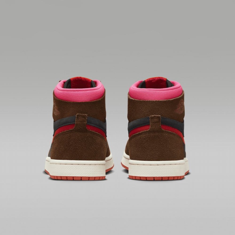 Nike Air Jordan 1 Zoom CMFT 2 Schoenen Dames Zwart Rood Nederland | 624507-UAB