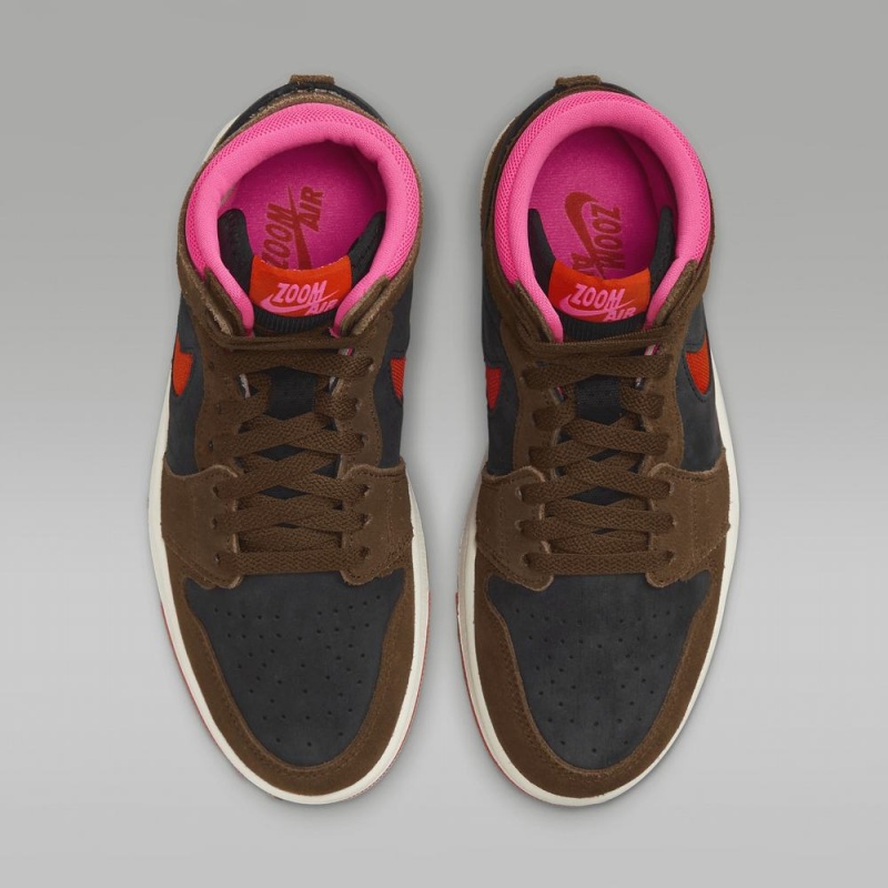 Nike Air Jordan 1 Zoom CMFT 2 Schoenen Dames Zwart Rood Nederland | 624507-UAB