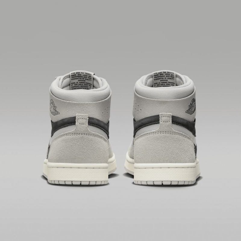 Nike Air Jordan 1 Zoom CMFT 2 Schoenen Dames Grijs Zwart Nederland | 085361-PUR