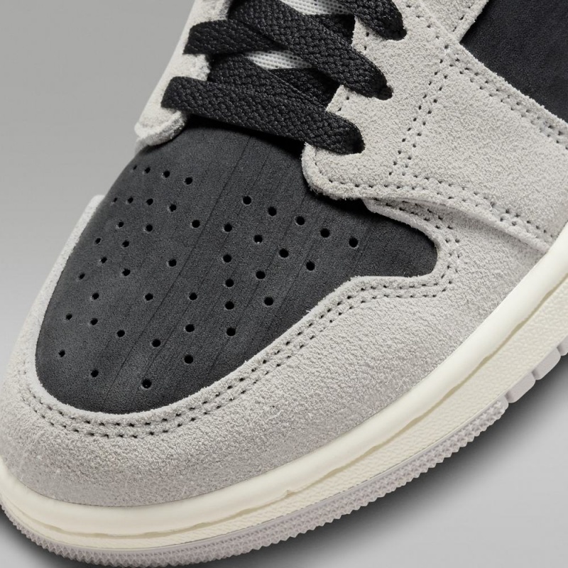 Nike Air Jordan 1 Zoom CMFT 2 Schoenen Dames Grijs Zwart Nederland | 085361-PUR