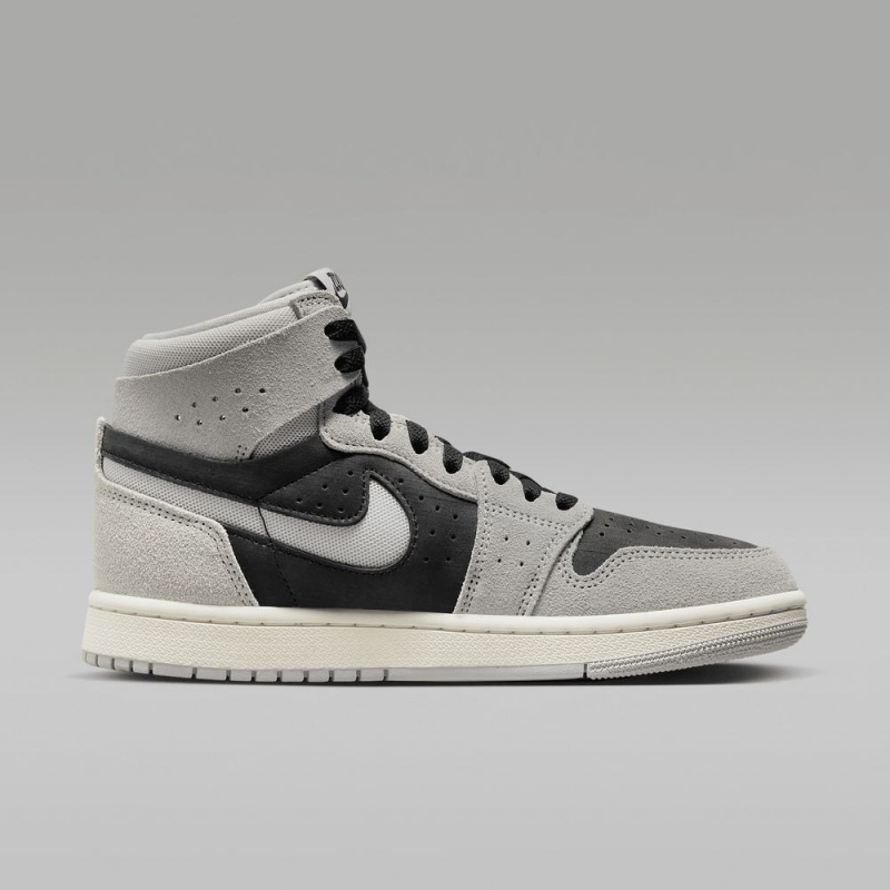 Nike Air Jordan 1 Zoom CMFT 2 Schoenen Dames Grijs Zwart Nederland | 085361-PUR