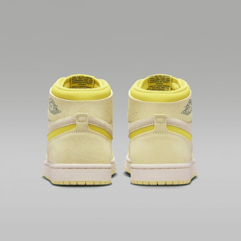 Nike Air Jordan 1 Zoom CMFT 2 Schoenen Dames Lichtgeel Nederland | 079548-WDL
