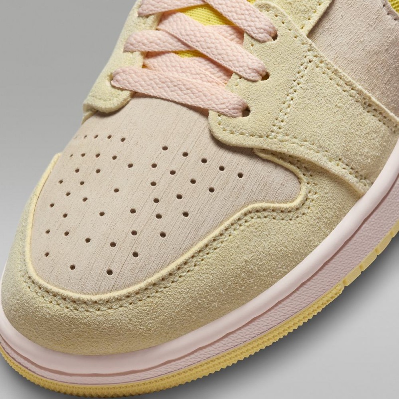 Nike Air Jordan 1 Zoom CMFT 2 Schoenen Dames Lichtgeel Nederland | 079548-WDL