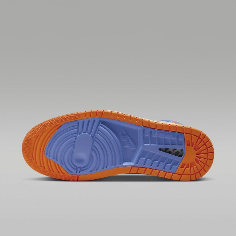 Nike Air Jordan 1 Zoom CMFT 2 Schoenen Dames Lichtgrijs Blauw Nederland | 639215-GHM