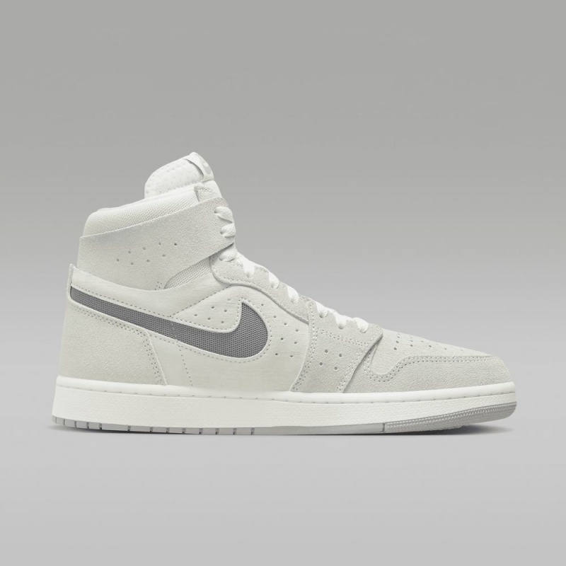 Nike Air Jordan 1 Zoom CMFT 2 Schoenen Dames Lichtgrijs Nederland | 471056-PKW